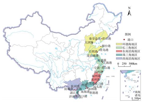 大陸沿海地圖